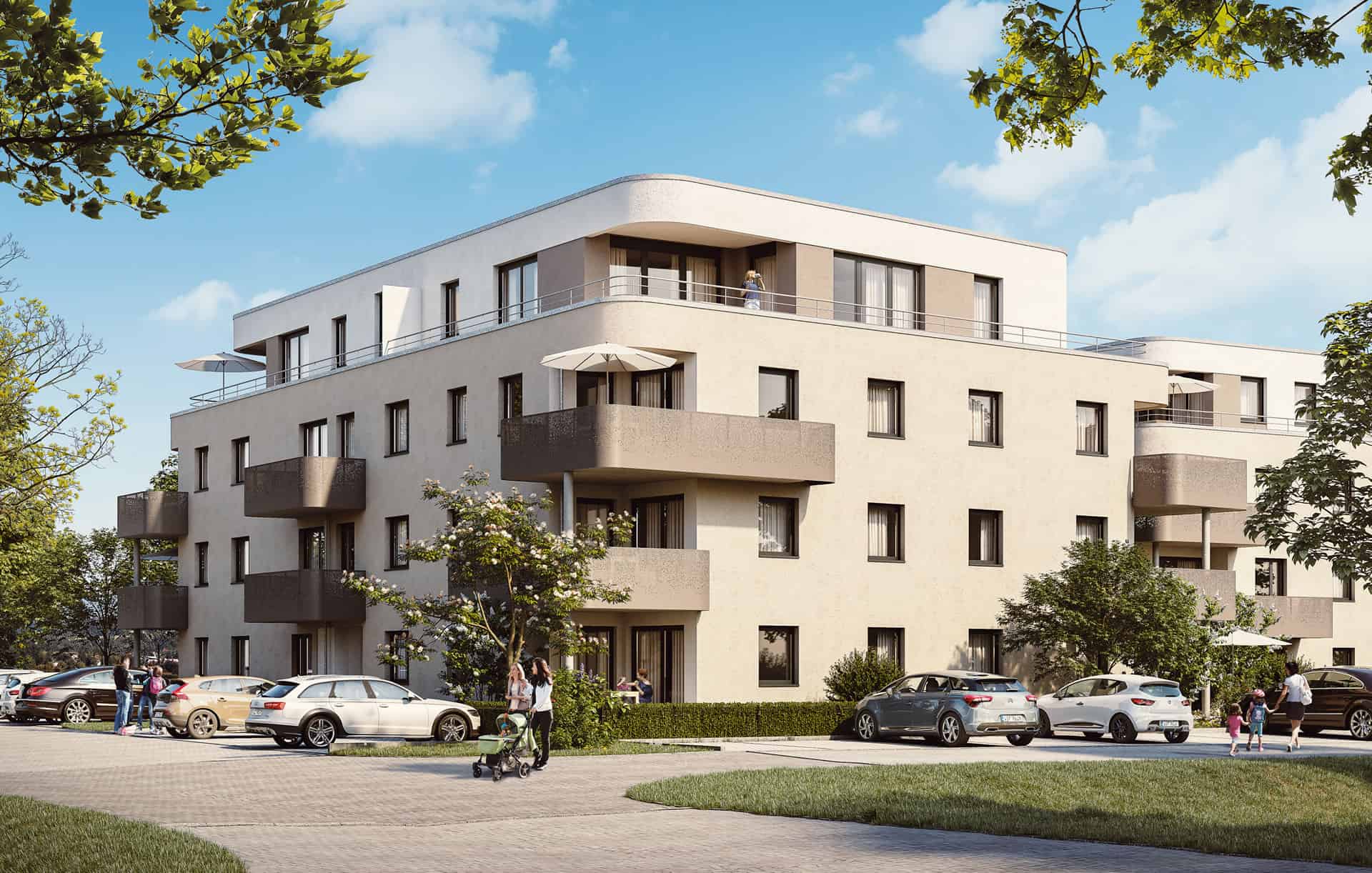 Neubauprojekt Antoniusquartier Plankstatt 2 Bauabschnitt Verfugbar